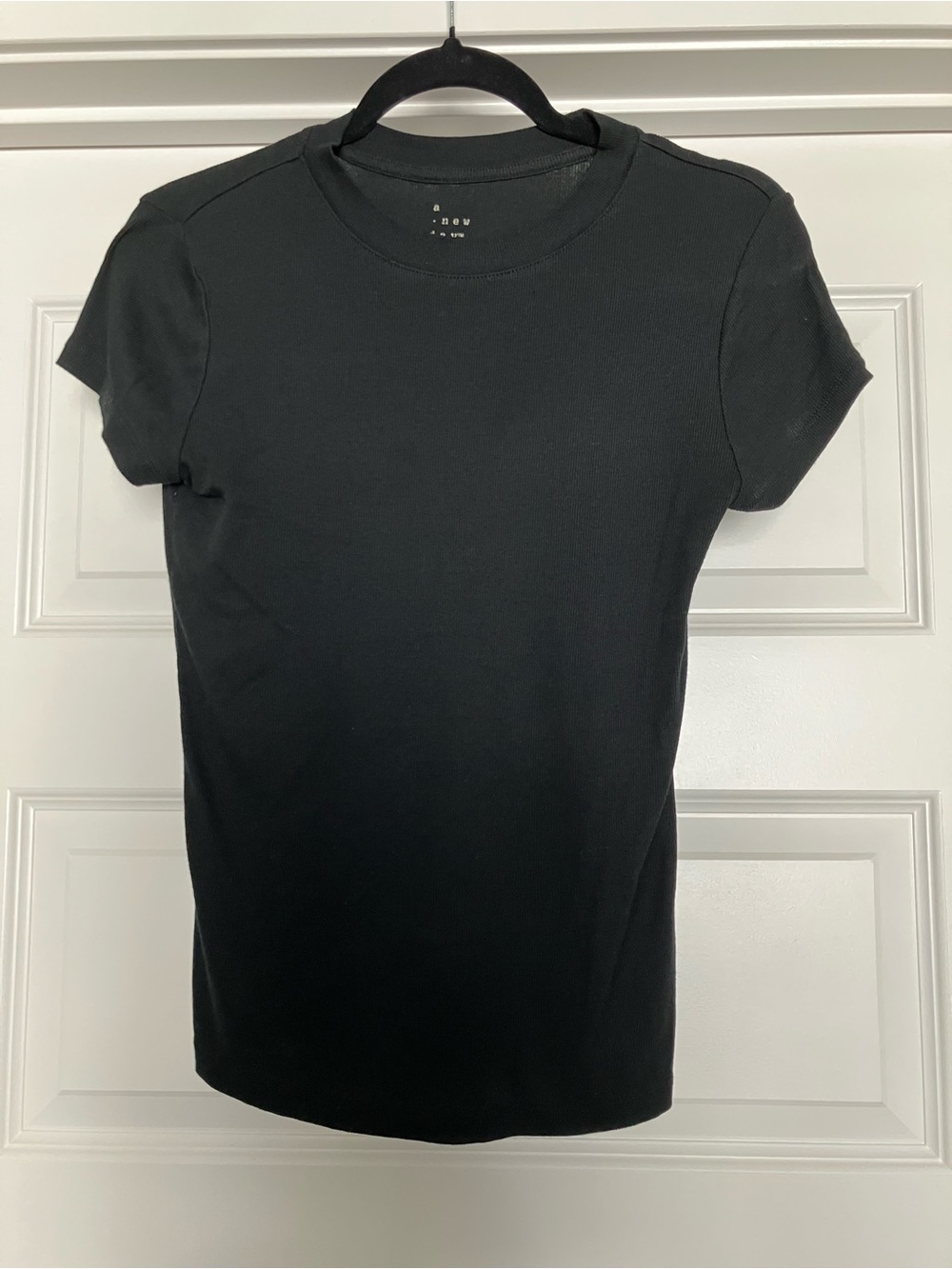 A New Day Black short sleeve T-Shirt Women Size Small 2026-430